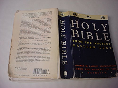 Ancient Eastern Text Bible-OE: George M. Lamsa's Translations from the Aramaic of the Peshitta - Paperback