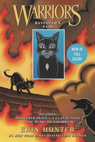 Warriors: Ravenpaw's Path: 3 Full-Color Warriors Books in 1: Shattered Peace, a Clan in Need, the Heart of a Warrior - Paperback