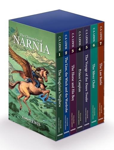 The Chronicles of Narnia Full-Color Paperback 7-Book Box Set: The Magician's Nephew, the Lion, the Witch and the Wardrobe, the Horse and His Boy, Prin - Boxed Set
