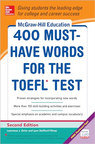 McGraw-Hill Education 400 Must-Have Words for the Toefl, 2nd Edition - Paperback