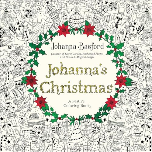 Johanna's Christmas: A Festive Coloring Book for Adults - Paperback