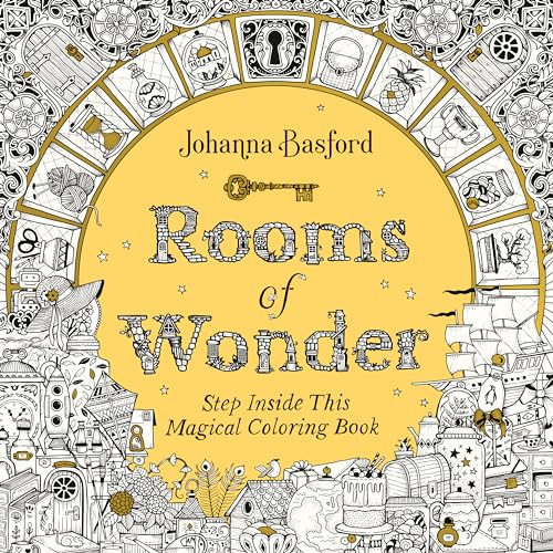 Rooms of Wonder: Step Inside This Magical Coloring Book - Paperback