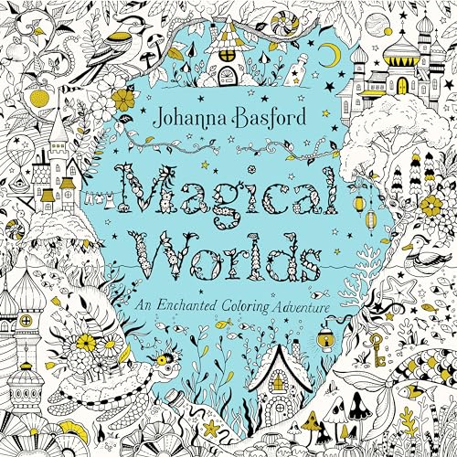 Magical Worlds: An Enchanted Coloring Adventure - Paperback