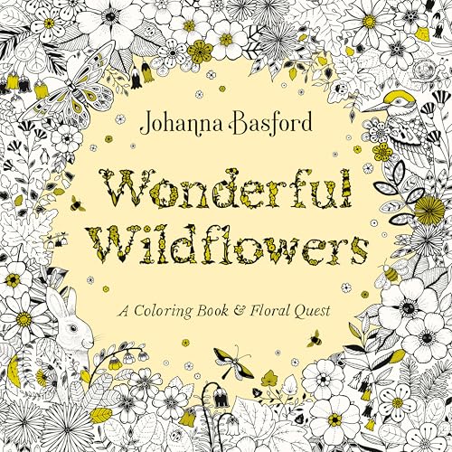 Wonderful Wildflowers: A Coloring Book and Floral Quest - Paperback