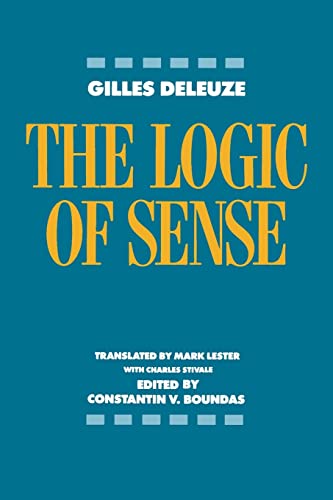 The Logic of Sense - Paperback