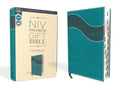 Niv, Premium Gift Bible, Leathersoft, Blue, Red Letter Edition, Indexed, Comfort Print - Imitation Leather