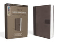 NIV, Super Giant Print Reference Bible, Giant Print, Imitation Leather, Gray, Red Letter Edition - Imitation Leather