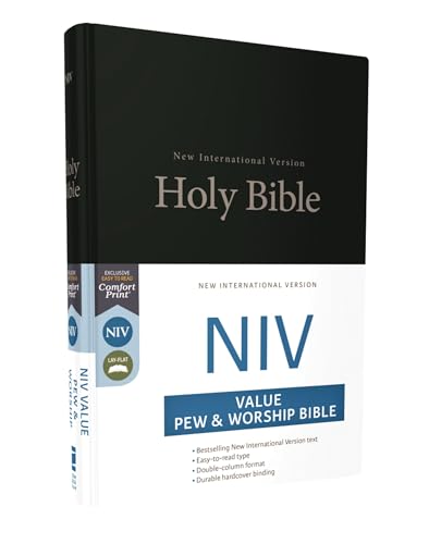 NIV, Value Pew and Worship Bible, Hardcover, Black - Hardcover