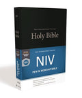 NIV, Pew and Worship Bible, Hardcover, Black - Hardcover