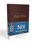 NIV, Pew and Worship Bible, Large Print, Hardcover, Burgundy - Hardcover