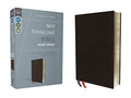 NIV, Thinline Bible, Giant Print, Bonded Leather, Black, Red Letter Edition - Bonded Leather