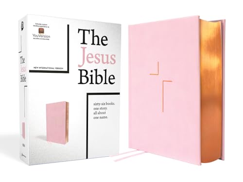 The Jesus Bible, NIV Edition, Imitation Leather, Pink - Hardcover