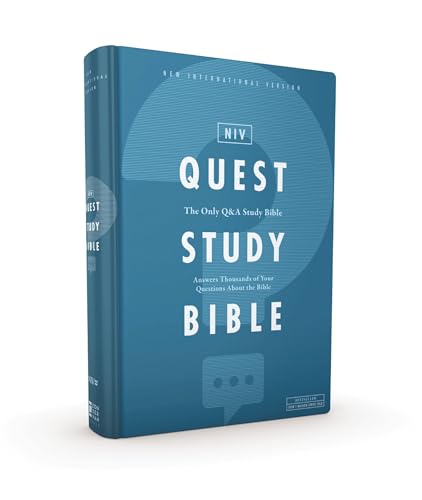 Niv, Quest Study Bible, Hardcover, Comfort Print: The Only Q and A Study Bible - Hardcover