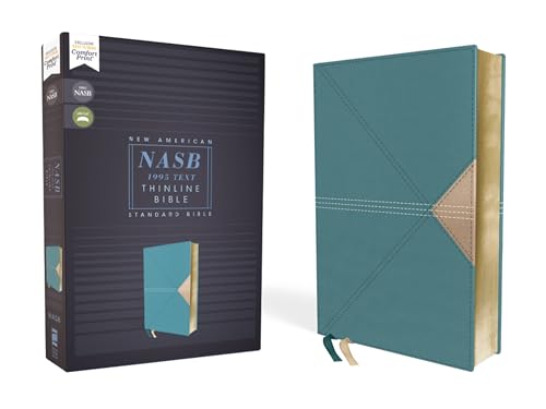 Nasb, Thinline Bible, Leathersoft, Teal, Red Letter Edition, 1995 Text, Comfort Print - Imitation Leather