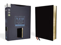 Nasb, Thinline Bible, Large Print, Bonded Leather, Black, Red Letter Edition, 1995 Text, Comfort Print - Bonded Leather