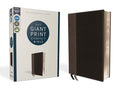 Niv, Giant Print Compact Bible, Leathersoft, Black, Red Letter Edition, Comfort Print - Imitation Leather