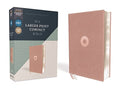 Niv, Larger Print Compact Bible, Leathersoft, Pink, Red Letter, Comfort Print - Imitation Leather