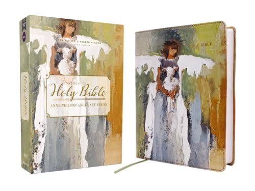 Nrsvue, Holy Bible, Anne Neilson Angel Art Series, Leathersoft, Multi-Color, Comfort Print - Imitation Leather