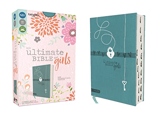 Niv, Ultimate Bible for Girls, Faithgirlz Edition, Leathersoft, Teal, Thumb Indexed Tabs: The Perfect Christian Faith Gift for Your Tween Girl, Age 8- - Imitation Leather