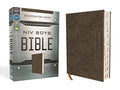 Niv, Boys' Bible, Leathersoft, Brown Camo, Thumb Indexed Tabs, Comfort Print: A Foundation for Lifelong Faith and Learning for Boys Ages 8-12 - Imitation Leather