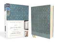 Niv, Journal the Word Bible (Perfect for Note-Taking), Large Print, Leathersoft, Teal, Red Letter, Comfort Print: Reflect, Take Notes, or Create Art N - Imitation Leather