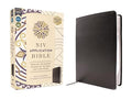 NIV Application Bible, European Bonded Leather, Black, Red Letter, Comfort Print: Bringing the Ancient Message of the Bible Into Your World - Bonded Leather