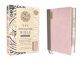 NIV Application Bible, Personal Size, Leathersoft, Pink/Gray, Red Letter, Comfort Print: Bringing the Ancient Message of the Bible Into Your World - Imitation Leather