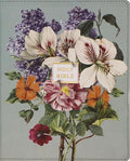 Niv, Artisan Collection Bible, Large Print, Leathersoft, Sage Floral, Red Letter, Comfort Print - Imitation Leather