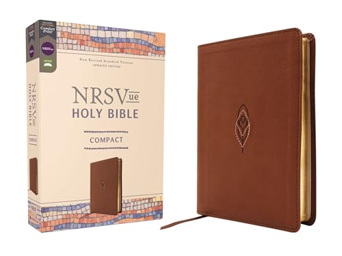 Nrsvue, Holy Bible, Compact, Leathersoft, Brown, Comfort Print - Imitation Leather