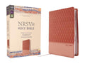 Nrsvue, Holy Bible, Compact, Leathersoft, Peach, Comfort Print - Imitation Leather