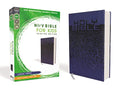 Nirv, Bible for Kids, Large Print, Leathersoft, Blue, Comfort Print: Thinline Edition - Leather