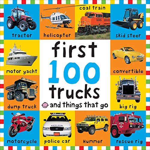 First 100 Big Board: Trucks and Things That Go - Board Books