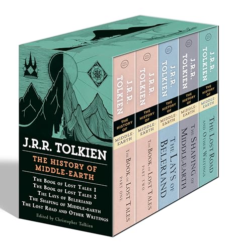 The History of Middle-Earth 5-Book Boxed Set: The Book of Lost Tales 1, the Book of Lost Tales 2, the Lays of Beleriand, the Shaping of Middle-Earth, - Boxed Set