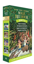 Magic Tree House Books 5-8 Boxed Set: Night of the Ninjas; Afternoon on the Amazon; Sunset of the Sabertooth; Midnight on the Moon - Boxed Set
