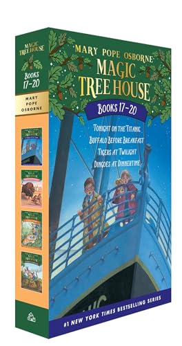 Magic Tree House Books 17-20 Boxed Set: Tonight on the Titanic; Buffalo Before Breakfast; Tigers at Twilight; Dingoes at Dinnertime - Boxed Set
