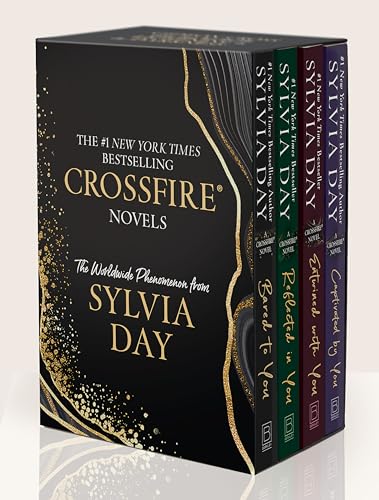Sylvia Day Crossfire Series 4-Volume Boxed Set: Bared to You/Reflected in You/Entwined with You/Captivated by You - Paperback
