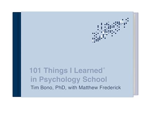 101 Things I Learned(r) in Psychology School - Hardcover