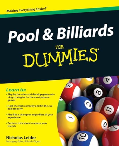 Pool & Billiards for Dummies - Paperback
