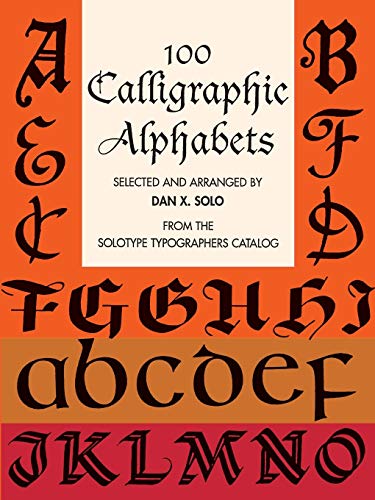 100 Calligraphic Alphabets - Paperback