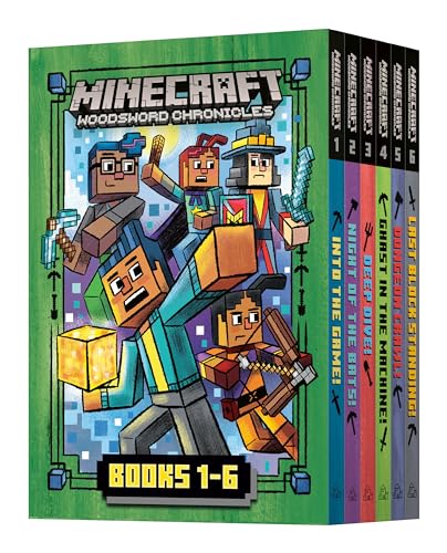 Minecraft Woodsword Chronicles: The Complete Series: Books 1-6 (Minecraft Woodsword Chronicles) - Hardcover