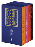 Robert Greene 4-Book Boxed Set: The 48 Laws of Power; The Art of Seduction; The 33 Strategies of War; Mastery - Paperback