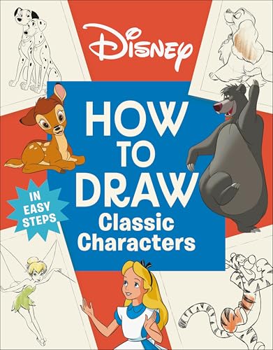 Disney How to Draw Classic Characters - Paperback