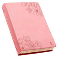 The Spiritual Growth Bible Pink Floral FL - Leather