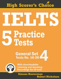 IELTS 5 Practice Tests, General Set 4: Tests No. 16-20 - Paperback