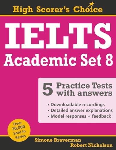 IELTS 5 Practice Tests, Academic Set 8: Tests No. 36-40 - Paperback