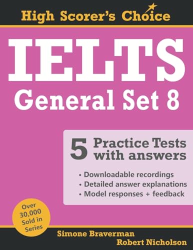 IELTS 5 Practice Tests, General Set 8: Tests No. 36-40 - Paperback