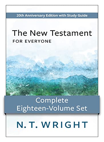 New Testament for Everyone Complete Eighteen-Volume Set: 20th Anniversary Edition with Study Guide - Paperback