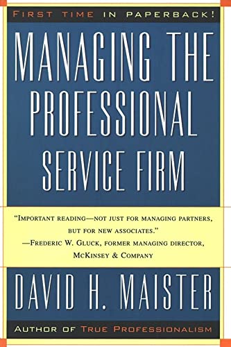 Managing the Professional Service Firm - Paperback