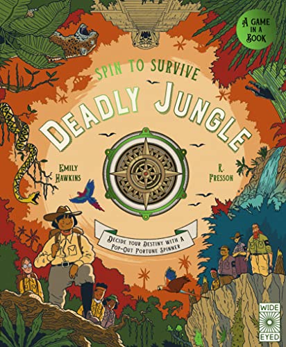 Spin to Survive: Deadly Jungle: Decide Your Destiny with a Pop-Out Fortune Spinner! - Hardcover