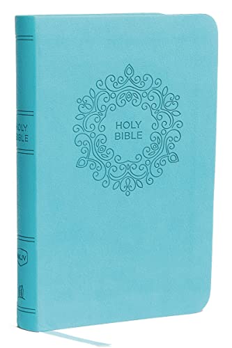 NKJV, Value Thinline Bible, Compact, Imitation Leather, Blue, Red Letter Edition - Imitation Leather